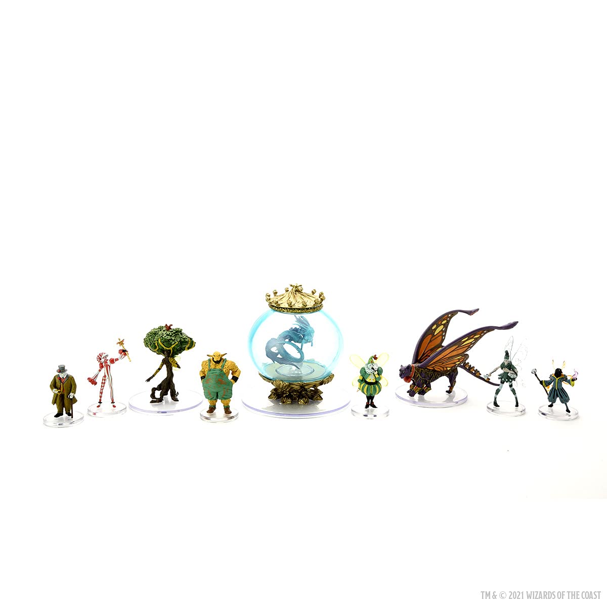 WizKids D&D Icons of The Realms: Wild Beyond Witchlight Carnival Set — 10 Premium Miniatures