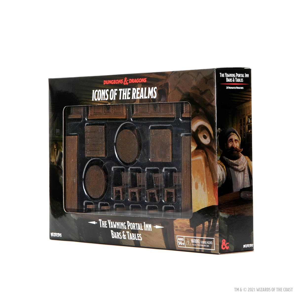 WizKids D&D Icons of The Realms: The Yawning Portal Inn - Bars & Tables RPG Set