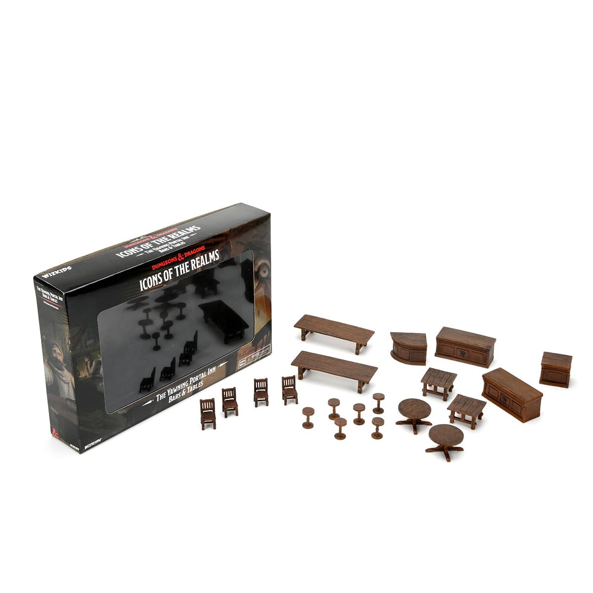 WizKids D&D Icons of The Realms: The Yawning Portal Inn - Bars & Tables RPG Set