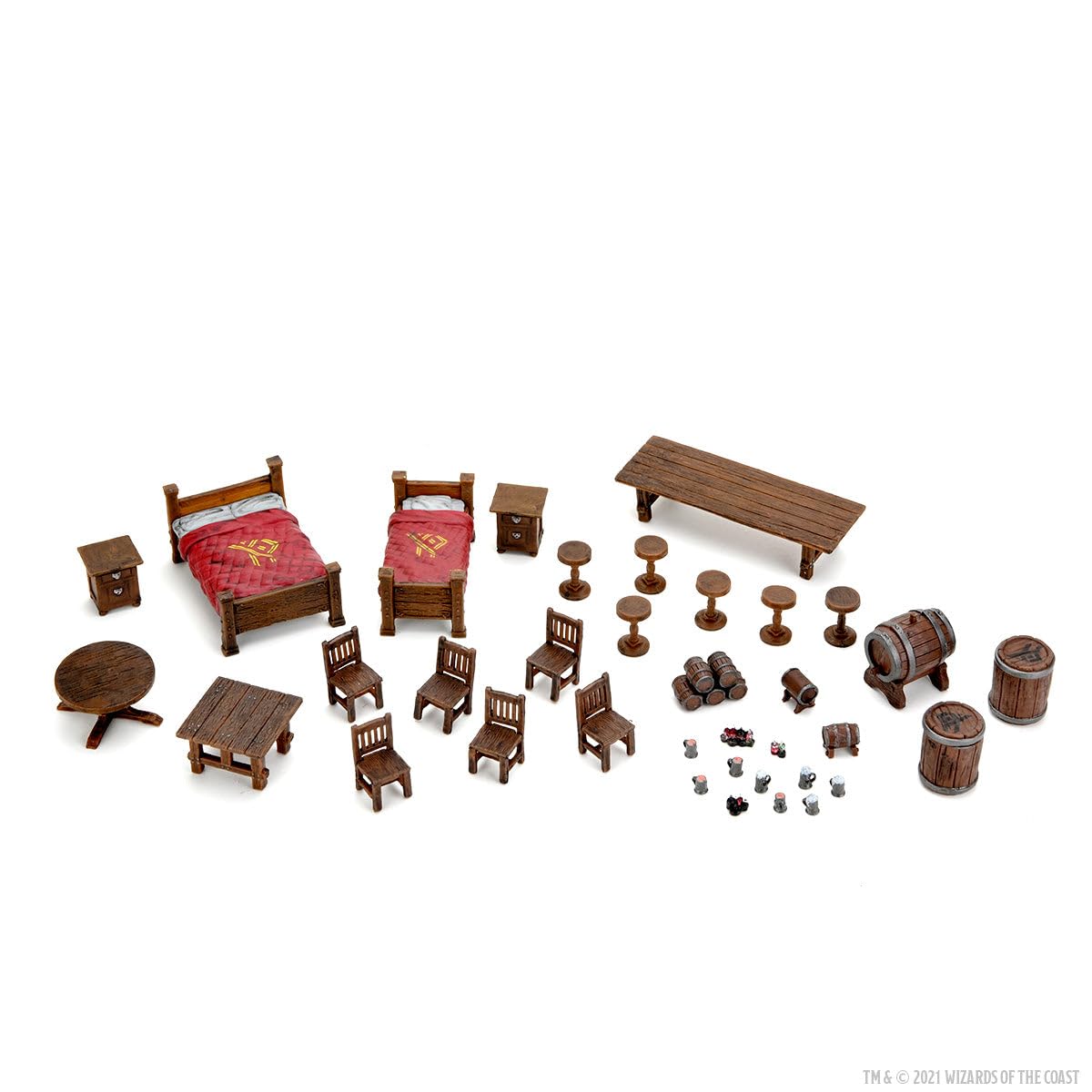 WizKids D&D Icons of the Realms: The Yawning Portal Inn - Beds & Bottles