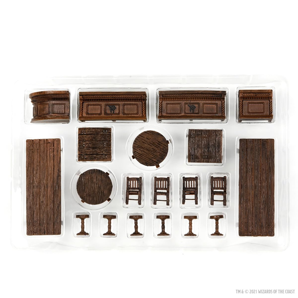 WizKids D&D Icons of The Realms: The Yawning Portal Inn - Bars & Tables RPG Set