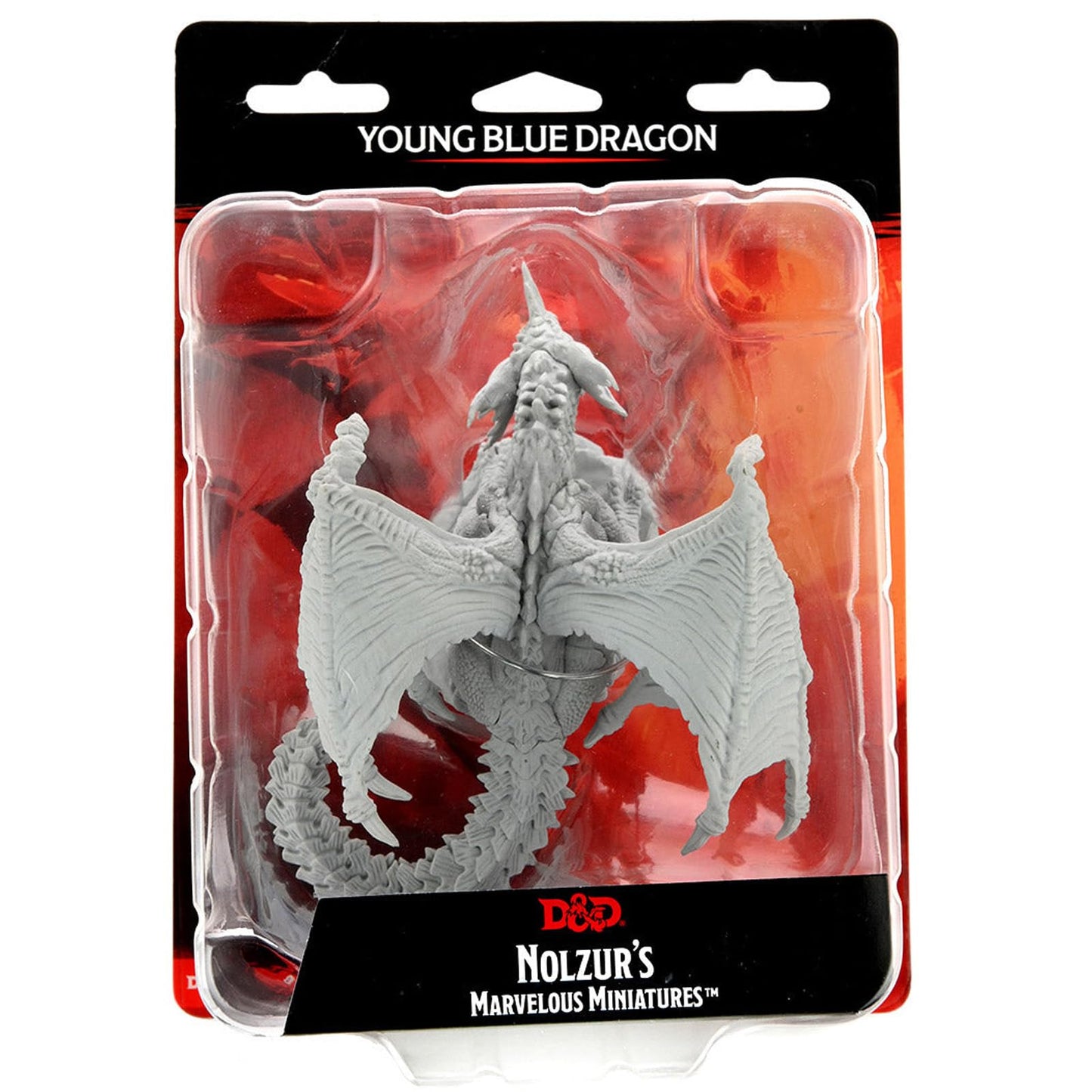 WizKids WizKid D&D Nolzur's Marvelous Unpainted Miniatures W15: Young Blue Dragon - Pre-Primed & Ready to Paint