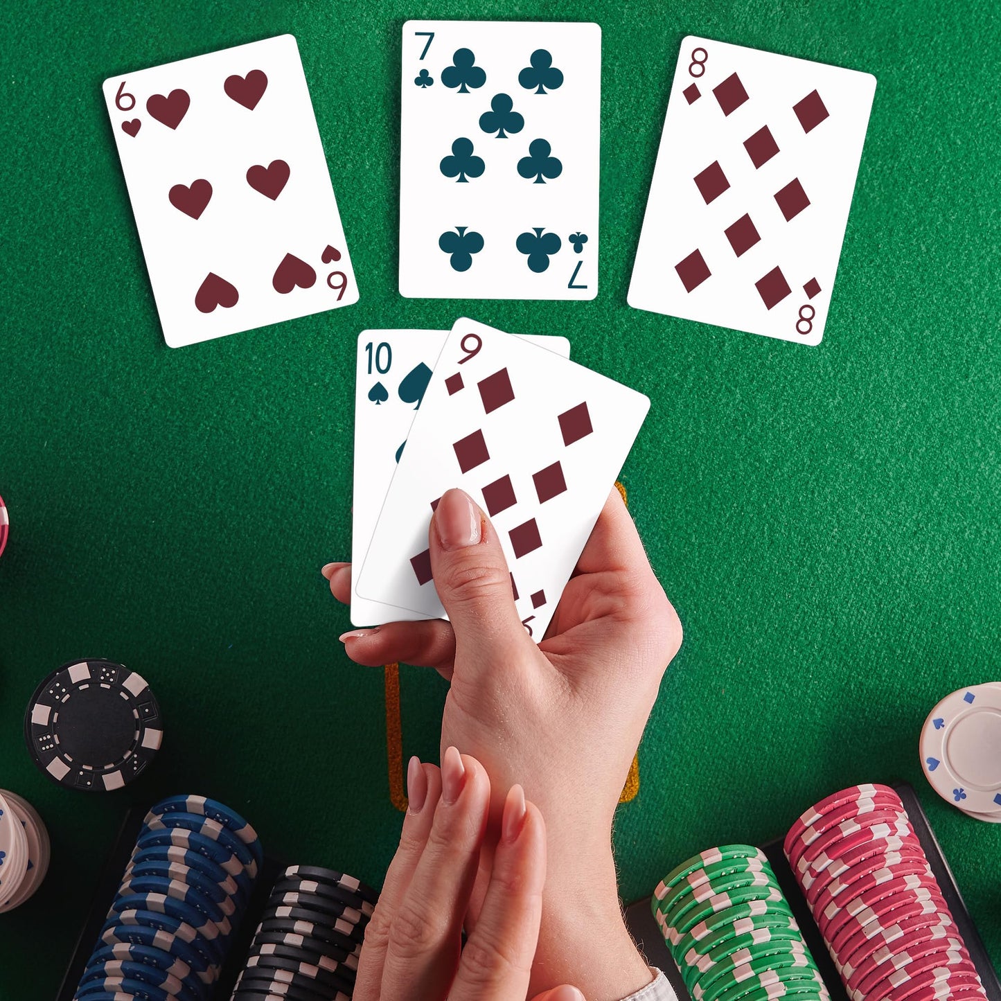 WKCHXD Playing Cards 2 Pack – Premium Decks for Blackjack, Euchre & Family Game Night