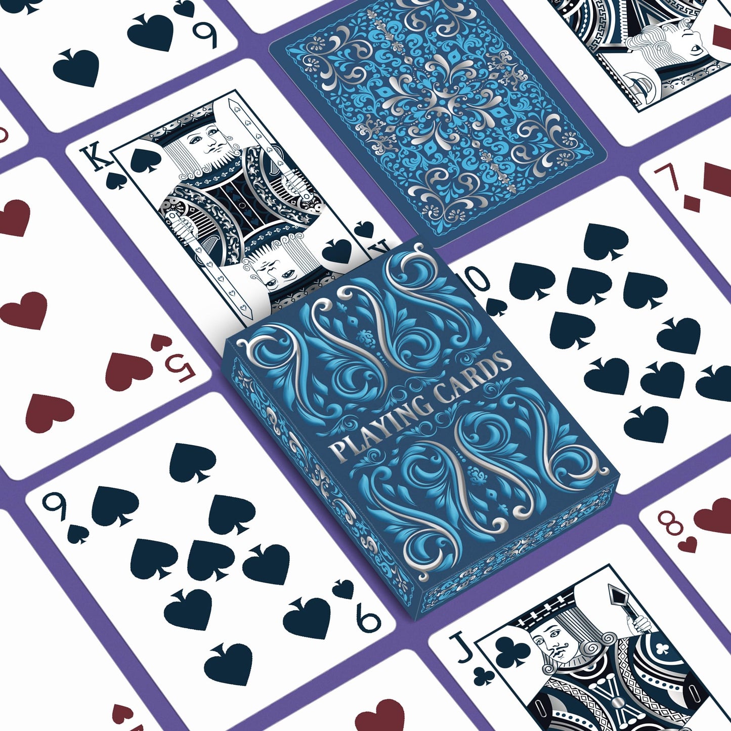 WKCHXD Playing Cards 2 Pack – Premium Decks for Blackjack, Euchre & Family Game Night