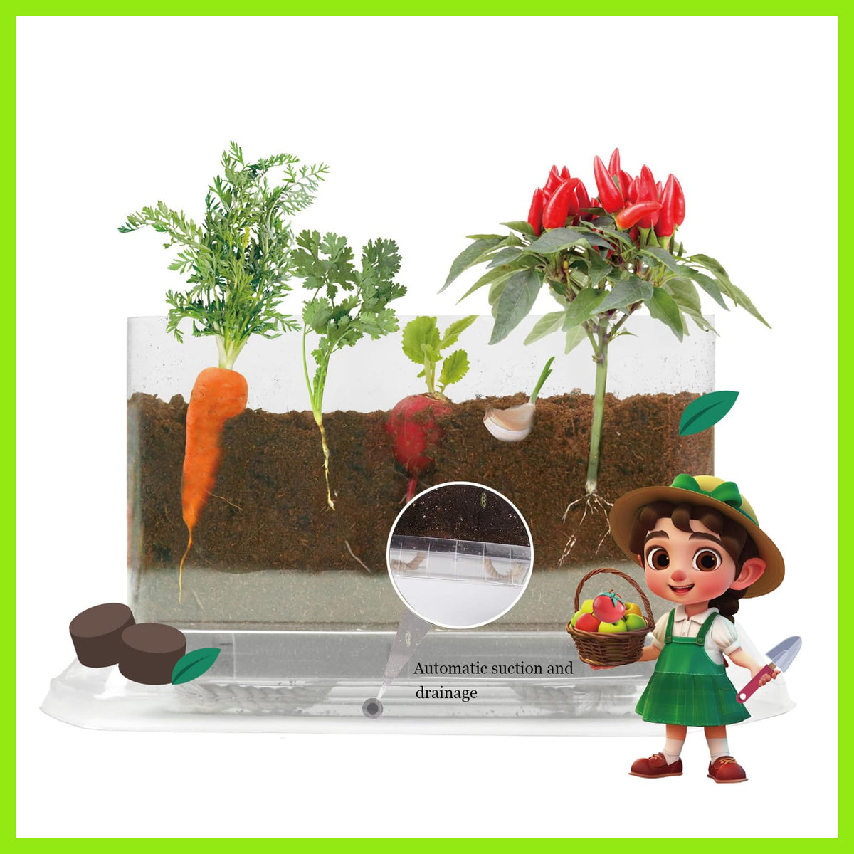 WKLOUYHE Root Viewer Kit for Kids – STEM Science Toy & Gardening DIY Kit (Ages 6–10)