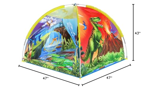 W&O Dino Super Dome with Roar Button – LED Dino Tent for Kids Aged 3–12