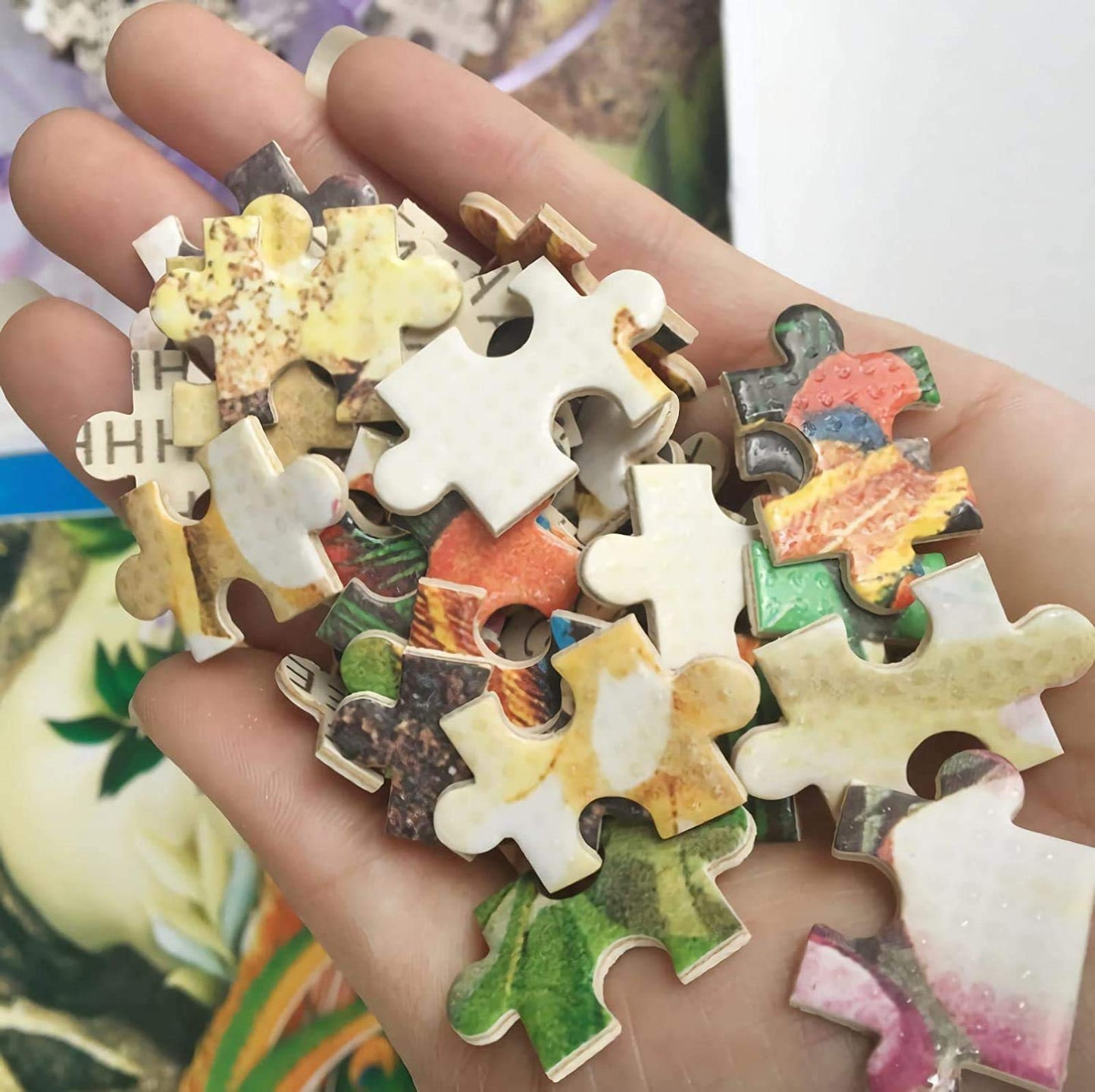 Wobehsk Easter Colorful Cookie Egg Puzzle – 500-Piece Wooden Jigsaw for Adults