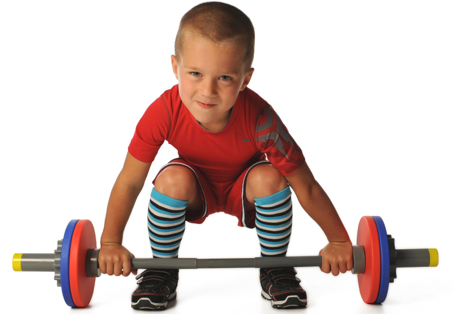 WOD Toys Barbell Mini – Adjustable Kids Barbell Set for Safe Home Workouts