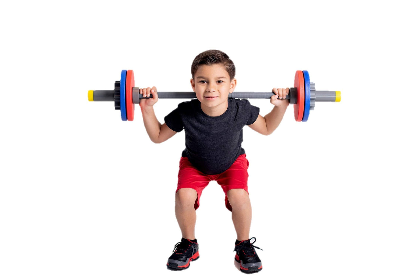 WOD Toys Barbell Mini – Adjustable Kids Barbell Set for Safe Home Workouts