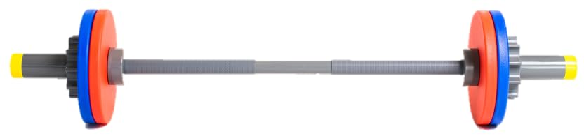 WOD Toys Barbell Mini – Adjustable Kids Barbell Set for Safe Home Workouts
