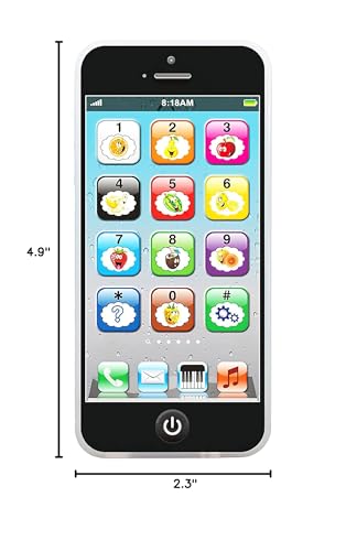 Wolmund Toy Learning Phone for Toddlers — 8 Modes & Dazzling Lights (1–3y)