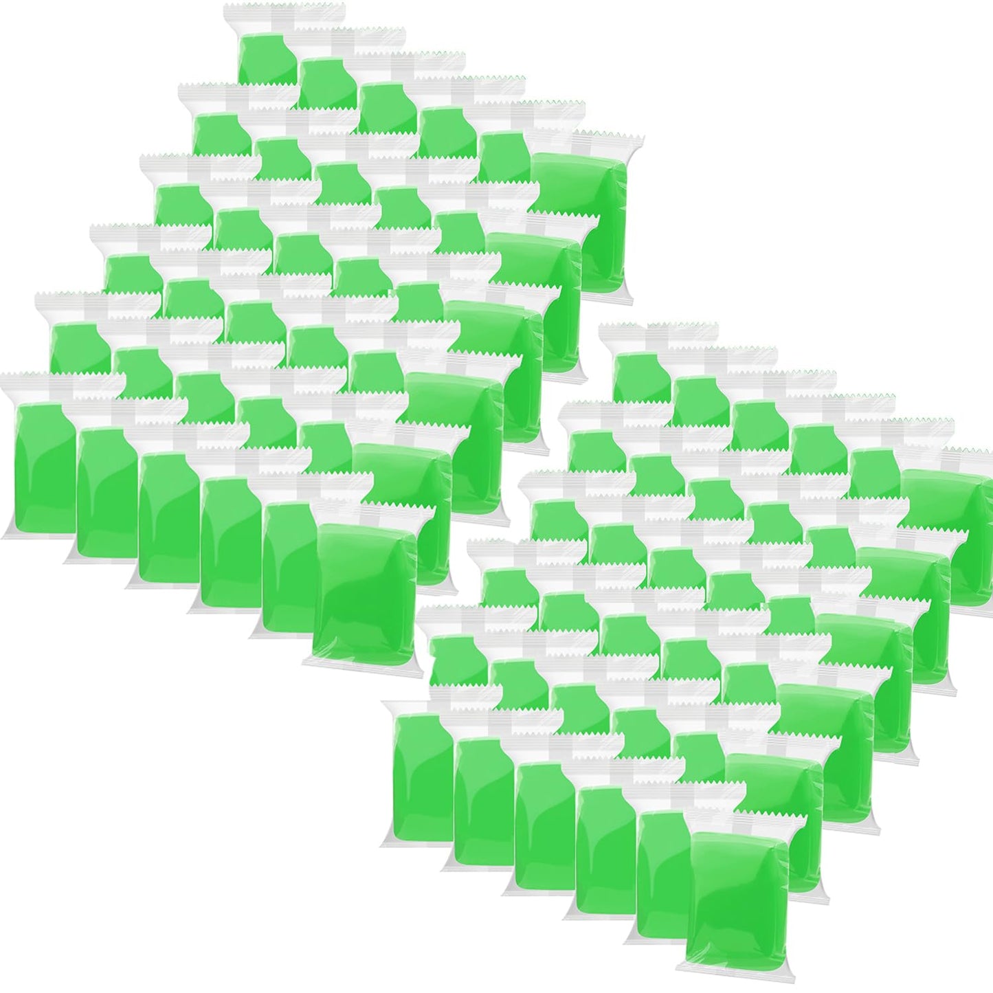 Wolwefa Green Air Dry Clay – 72 Pack Foam Clay for Arts & Crafts, Classroom Use