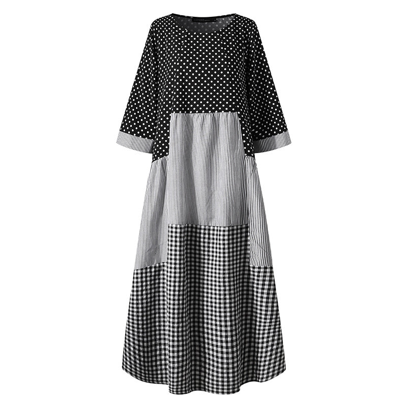 Women’s Bohemian Patchwork Dress