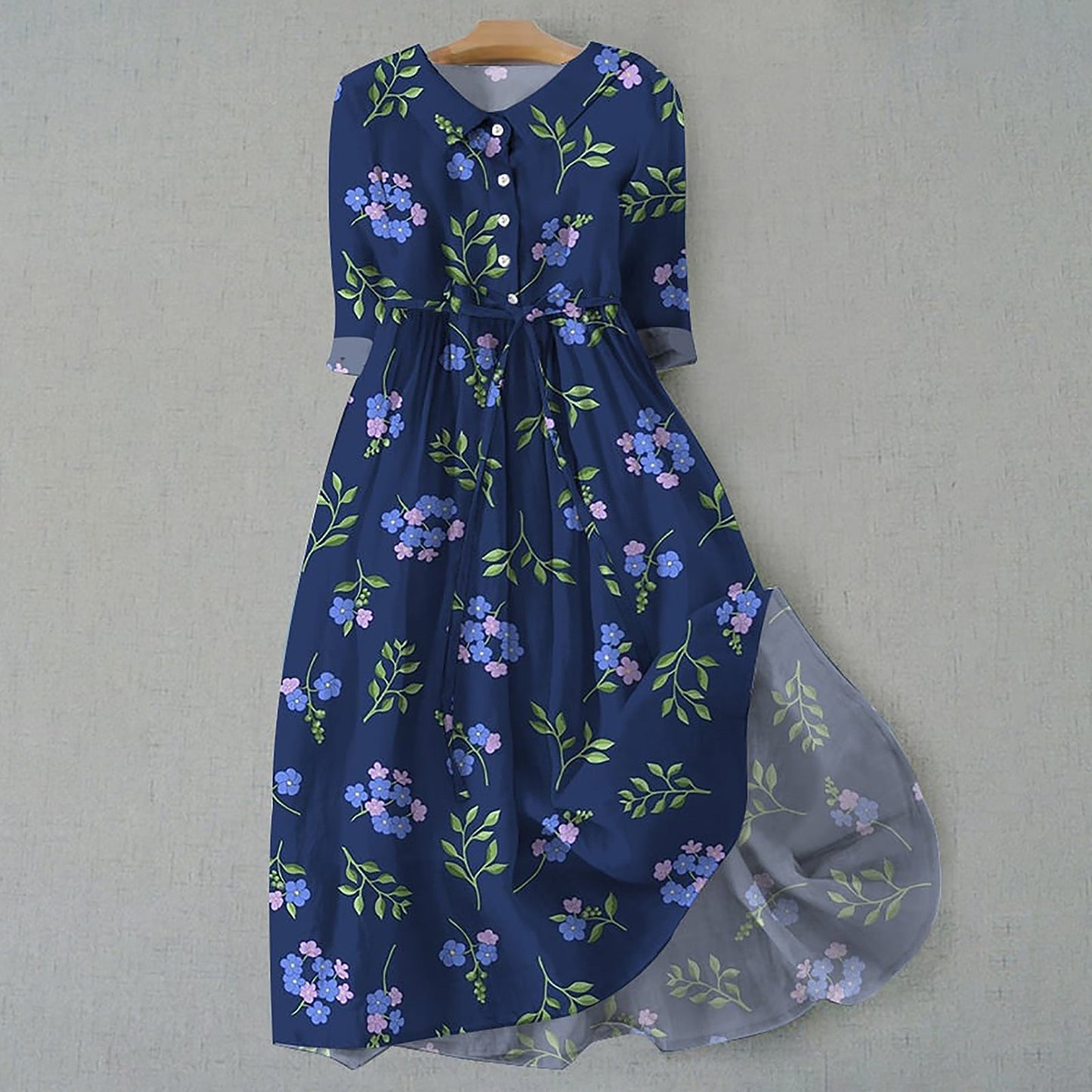 Women's Bohemian Print Dress