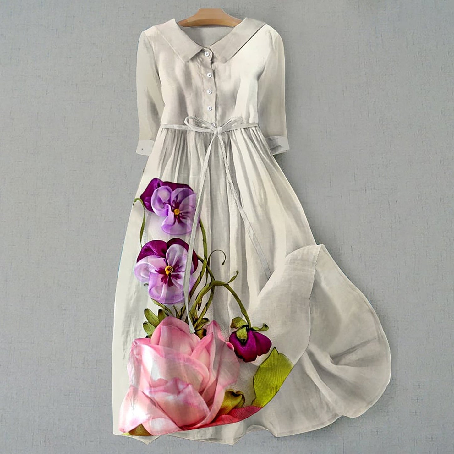 Women's Bohemian Print Dress