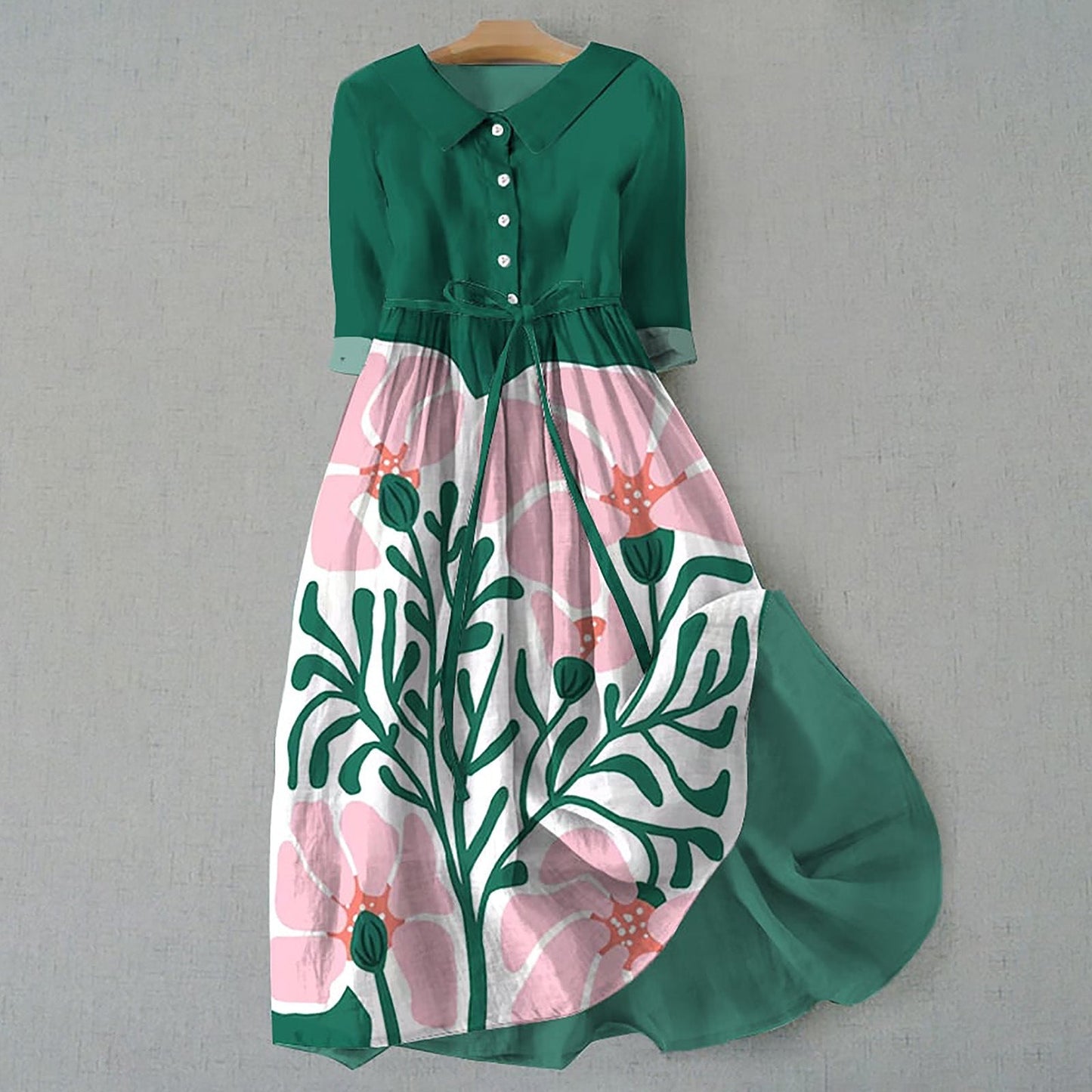 Women's Bohemian Print Dress