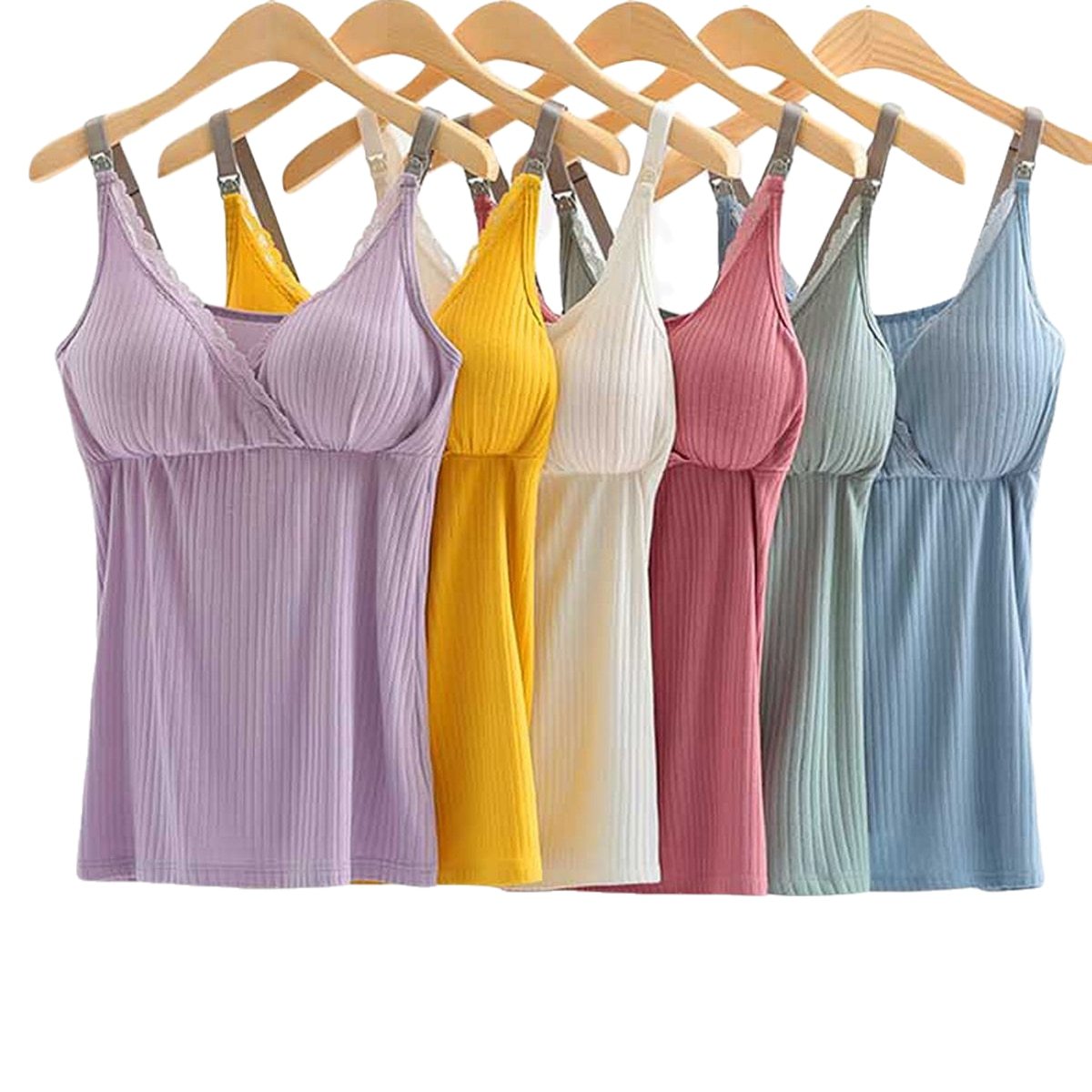 Women’s Breastfeeding Vest with Cross Elastic Bra