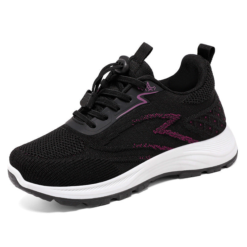 Women's Breathable Flyknit Walking Shoes | Lightweight Trainers