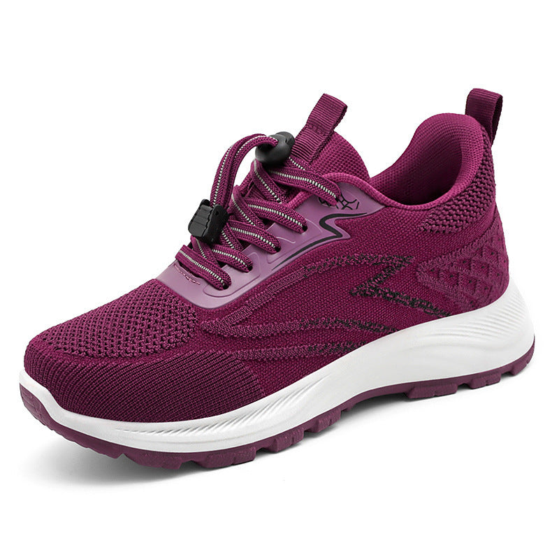 Women's Breathable Flyknit Walking Shoes | Lightweight Trainers