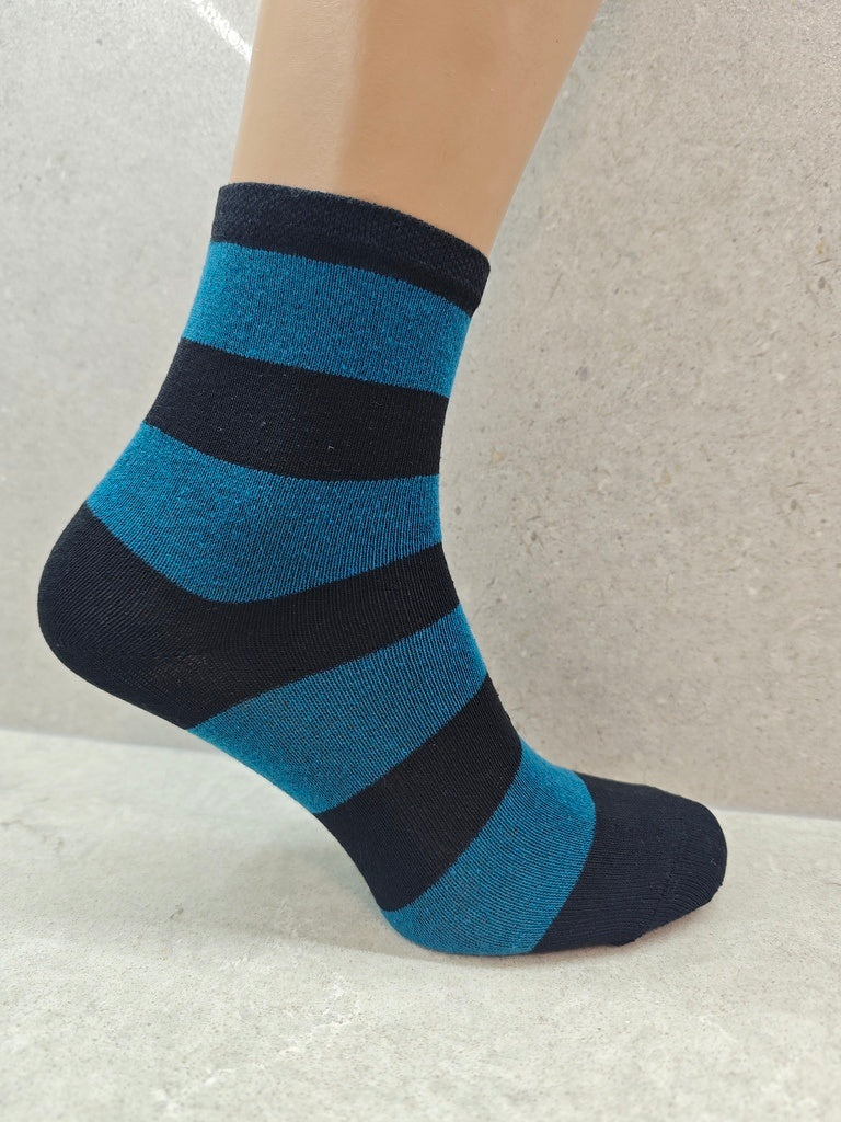 Women’s Colourful Striped Socks, Pack Of 6, 12 & 24 Pairs