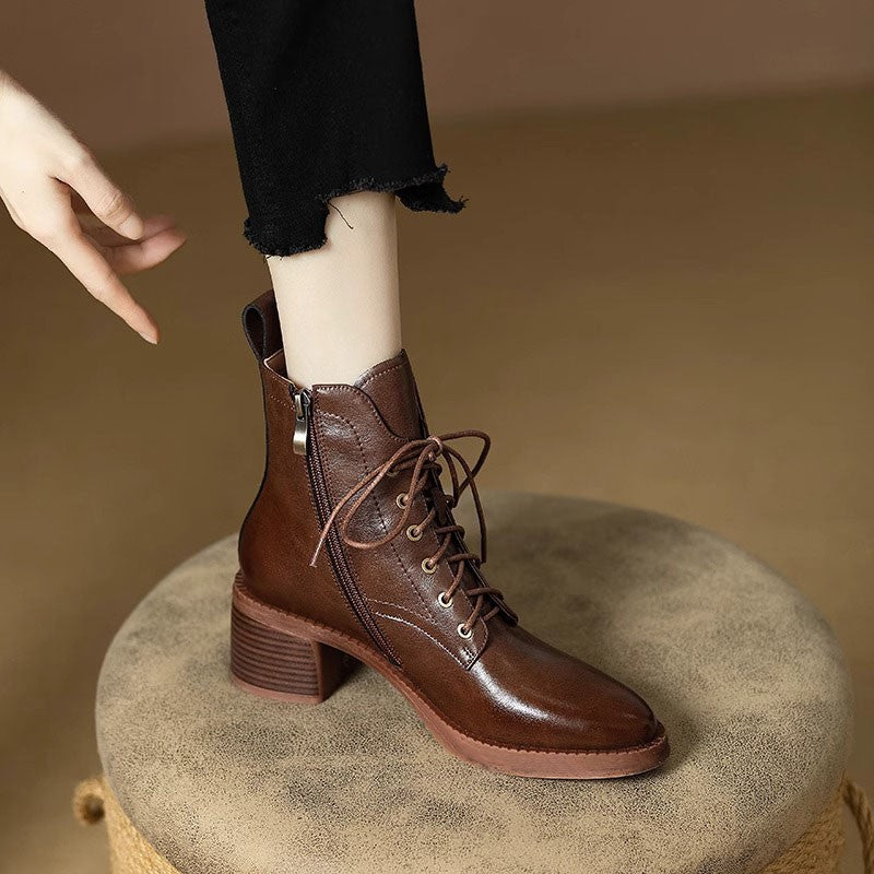 Elegant Pointed-Toe Ankle Boots for Women