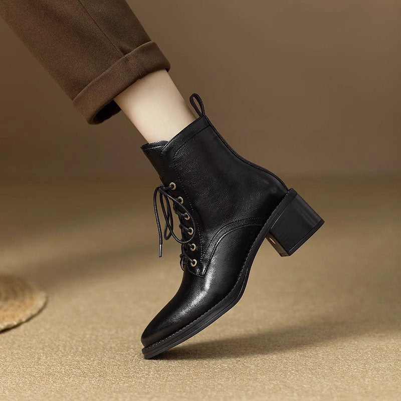 Elegant Pointed-Toe Ankle Boots for Women