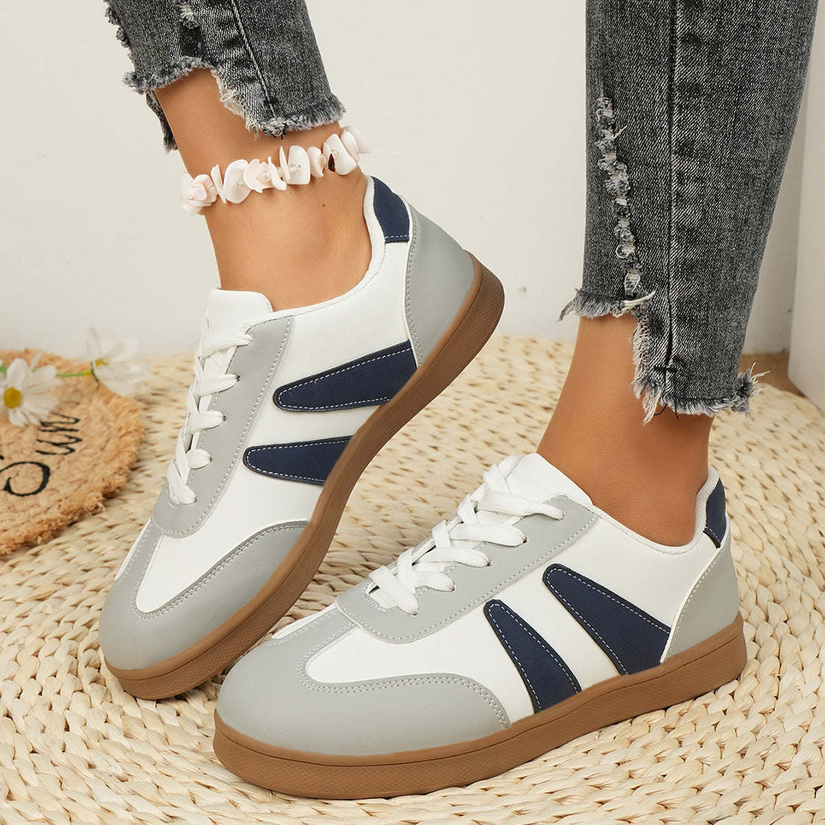 White Casual Trainers - Women's Jogging Shoes