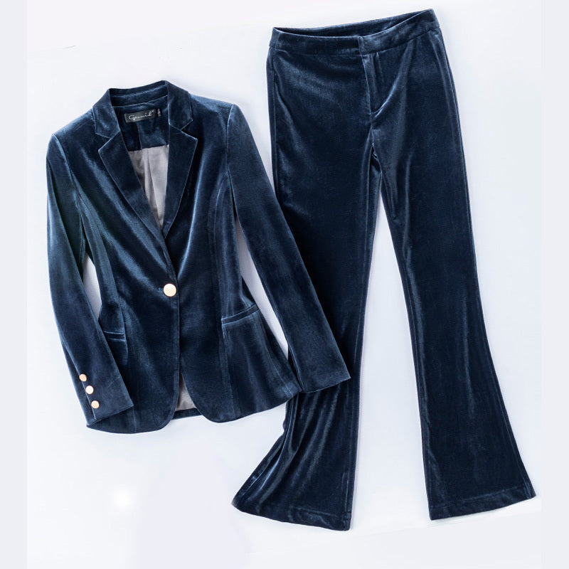 Women's Luxury Velvet Suit | High-End Luxury Suit