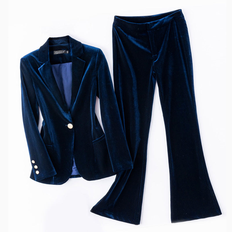 Women's Luxury Velvet Suit | High-End Luxury Suit