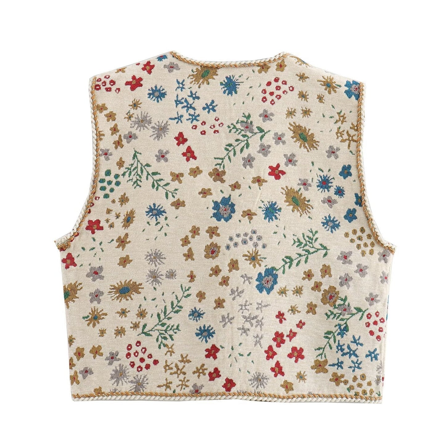 Women's Jacquard Casual Vest