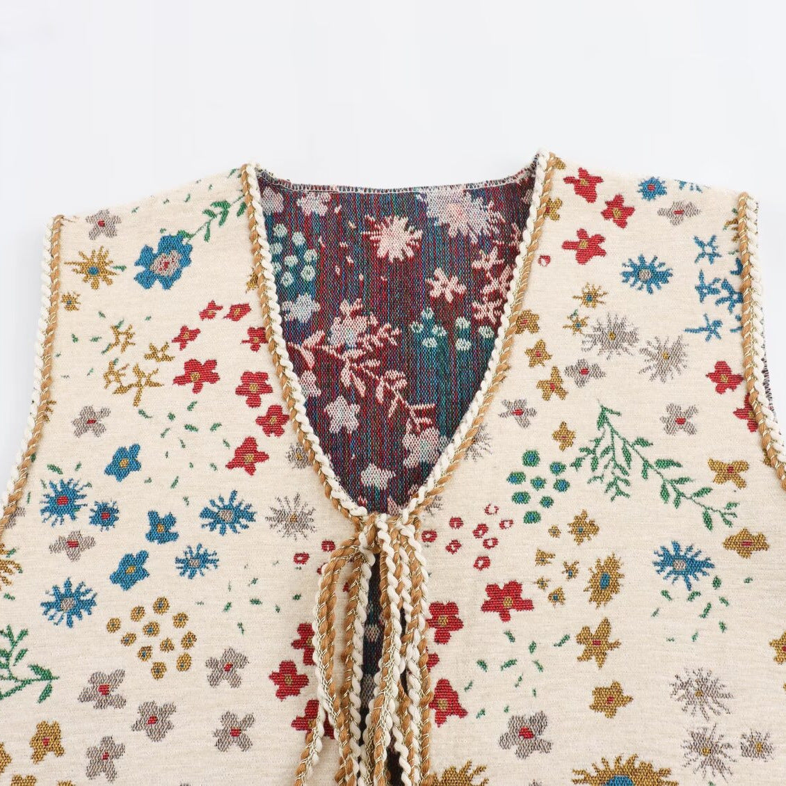 Women's Jacquard Casual Vest