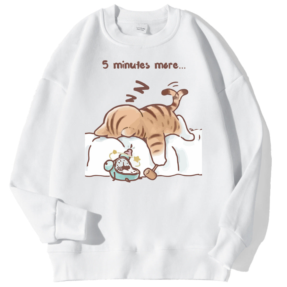 Women's Korean Style Printed Sweatshirt, Spring Fashion, Summer Top