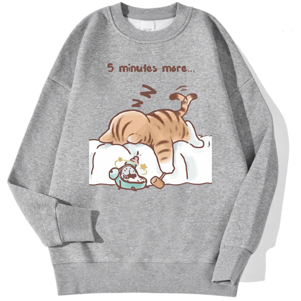 Women's Korean Style Printed Sweatshirt, Spring Fashion, Summer Top