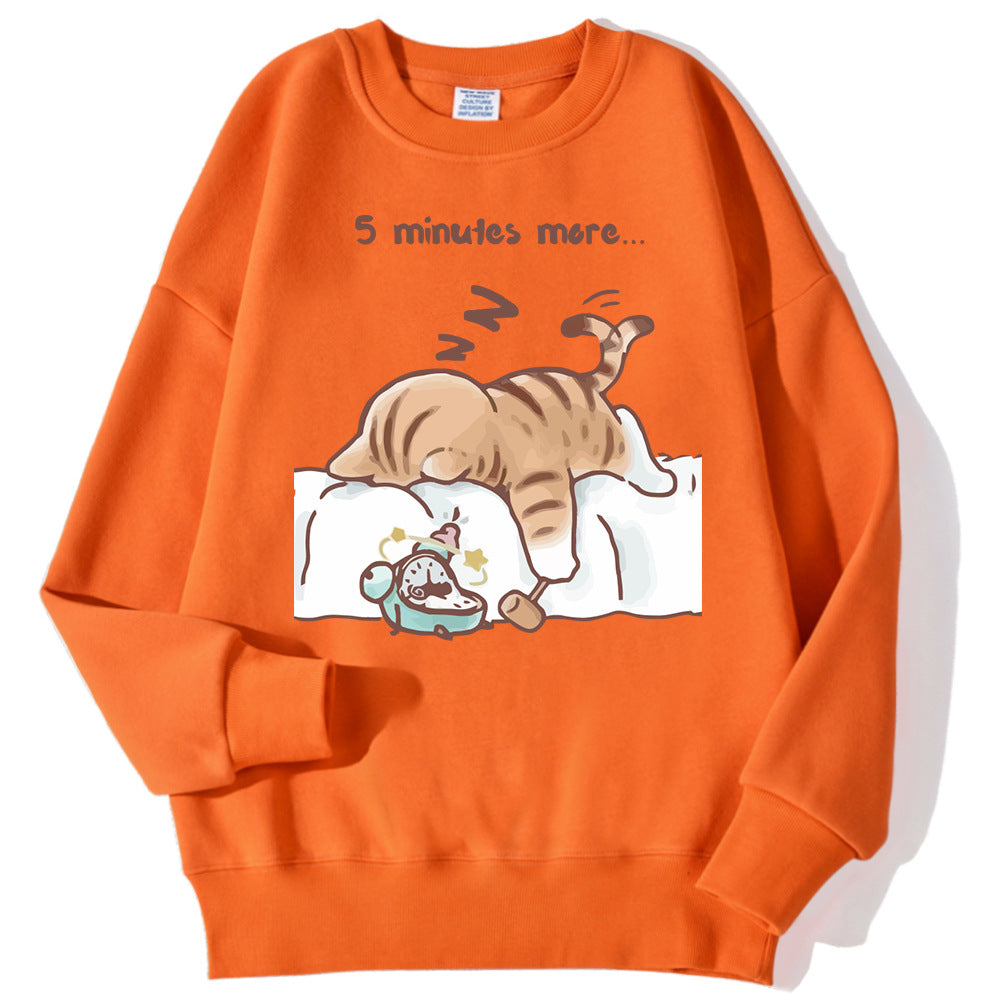 Women's Korean Style Printed Sweatshirt, Spring Fashion, Summer Top