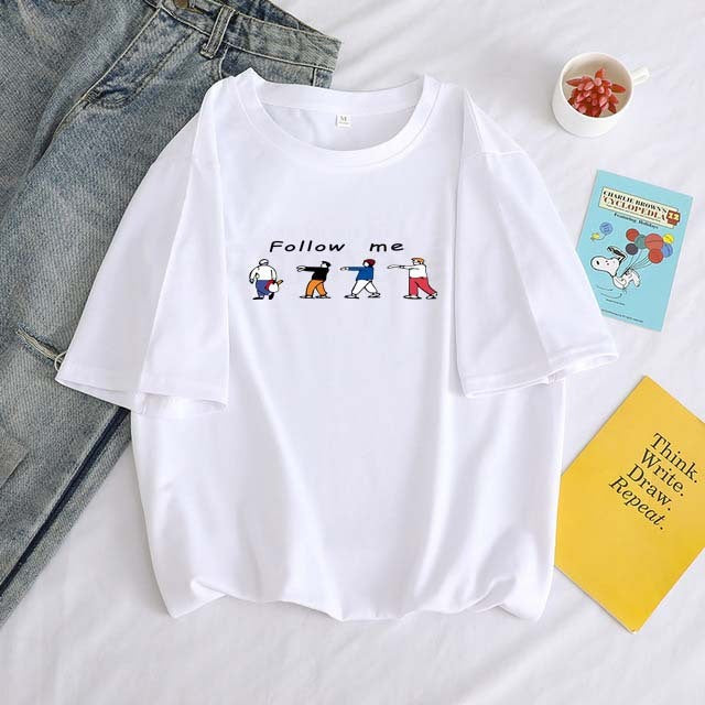 Women's Loose Short-sleeved T-shirt