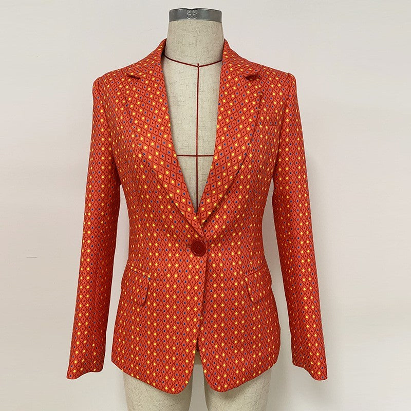 Women's Luxury Evening Suit | Single Button Luxury Suit