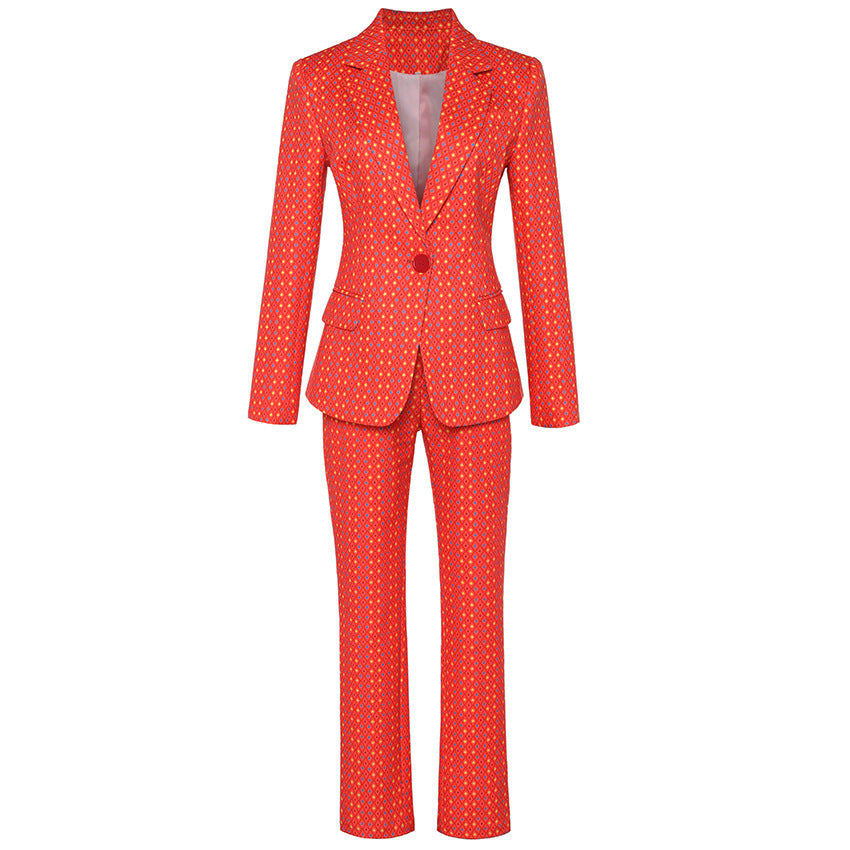 Women's Luxury Evening Suit | Single Button Luxury Suit