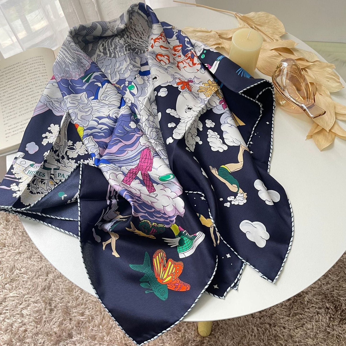 Women's Luxury Silk Twill Scarf