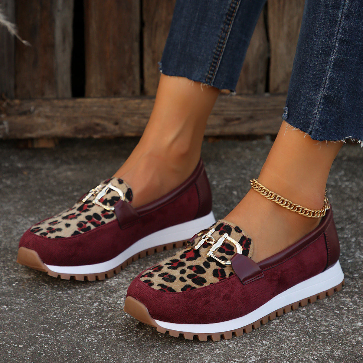 Women's Metal Buckle Flat Shoes, Summer Shoes