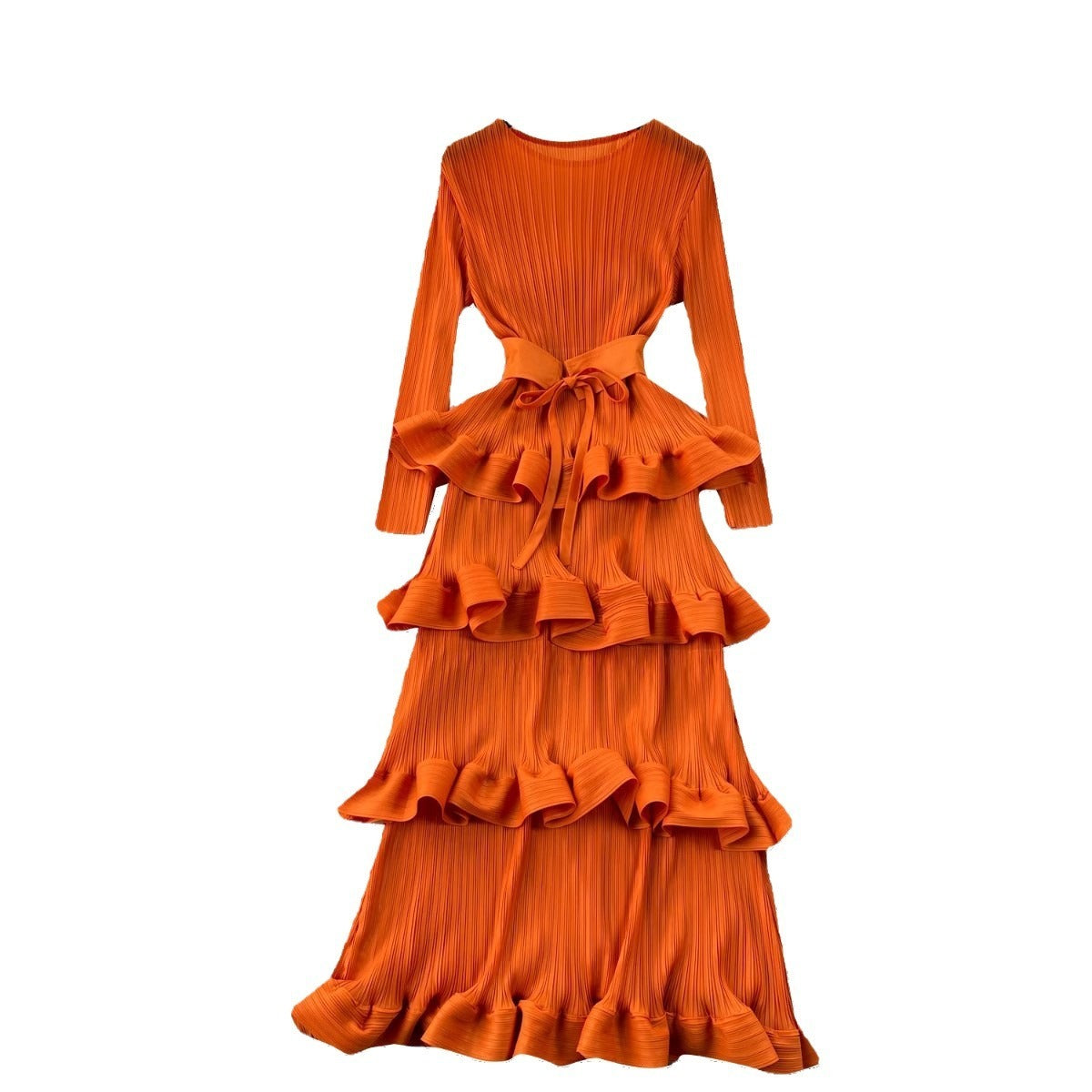 Women’s Pleated Slim Cake Dress, Summer Dress