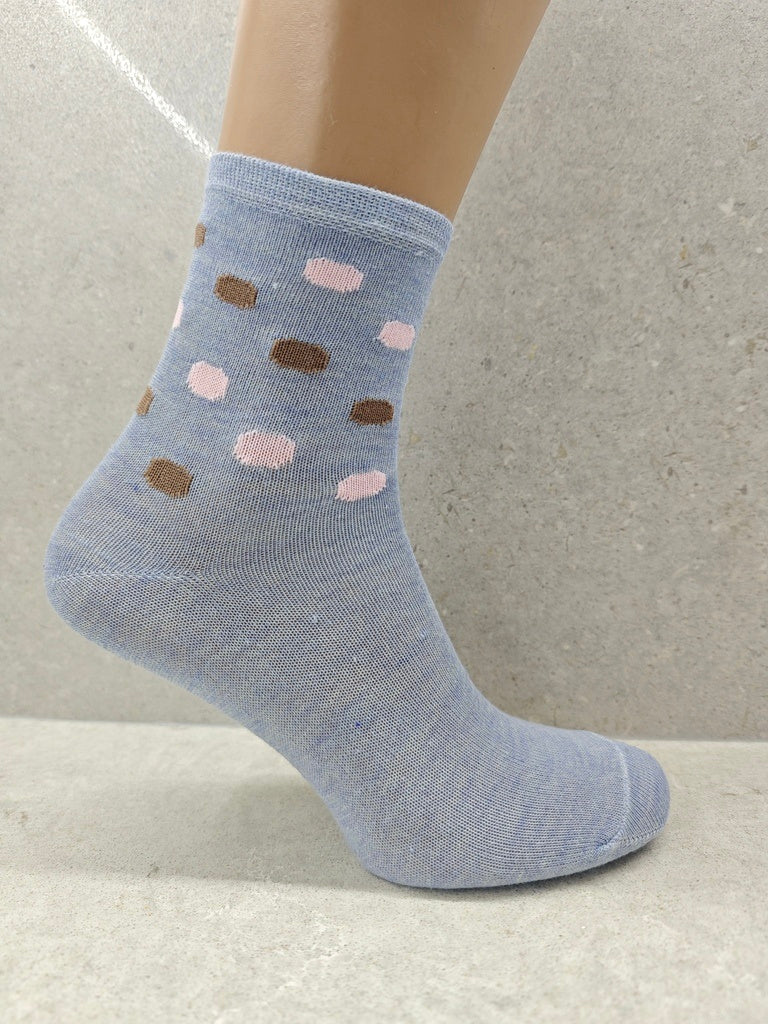 Women’s Socks With Bubble Mix Print, Set Of 6, 12 & 24 Pairs
