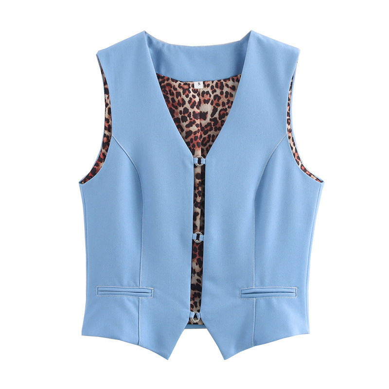Casual Denim Vest - Layering Essential