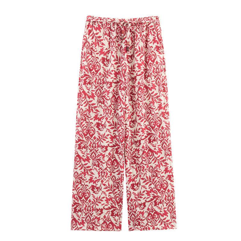 Women’s Summer Top with Wide Leg Pants