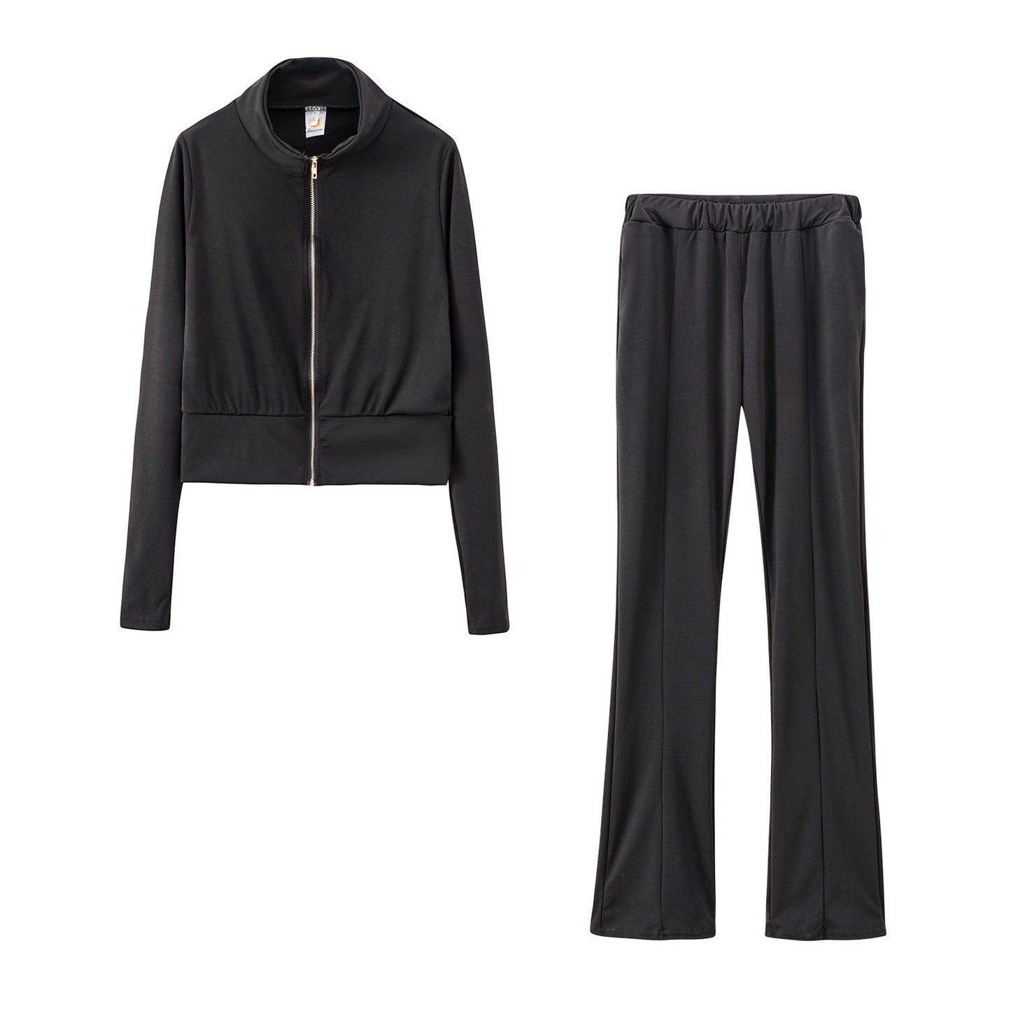 Women’s Two-pieces Solid Colour Sports Suit