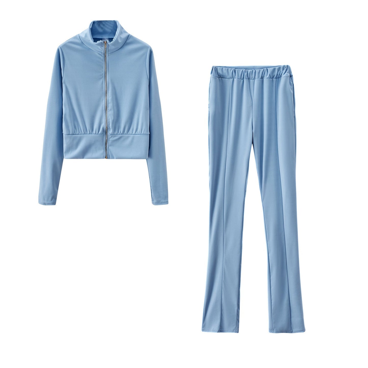 Women’s Two-pieces Solid Colour Sports Suit