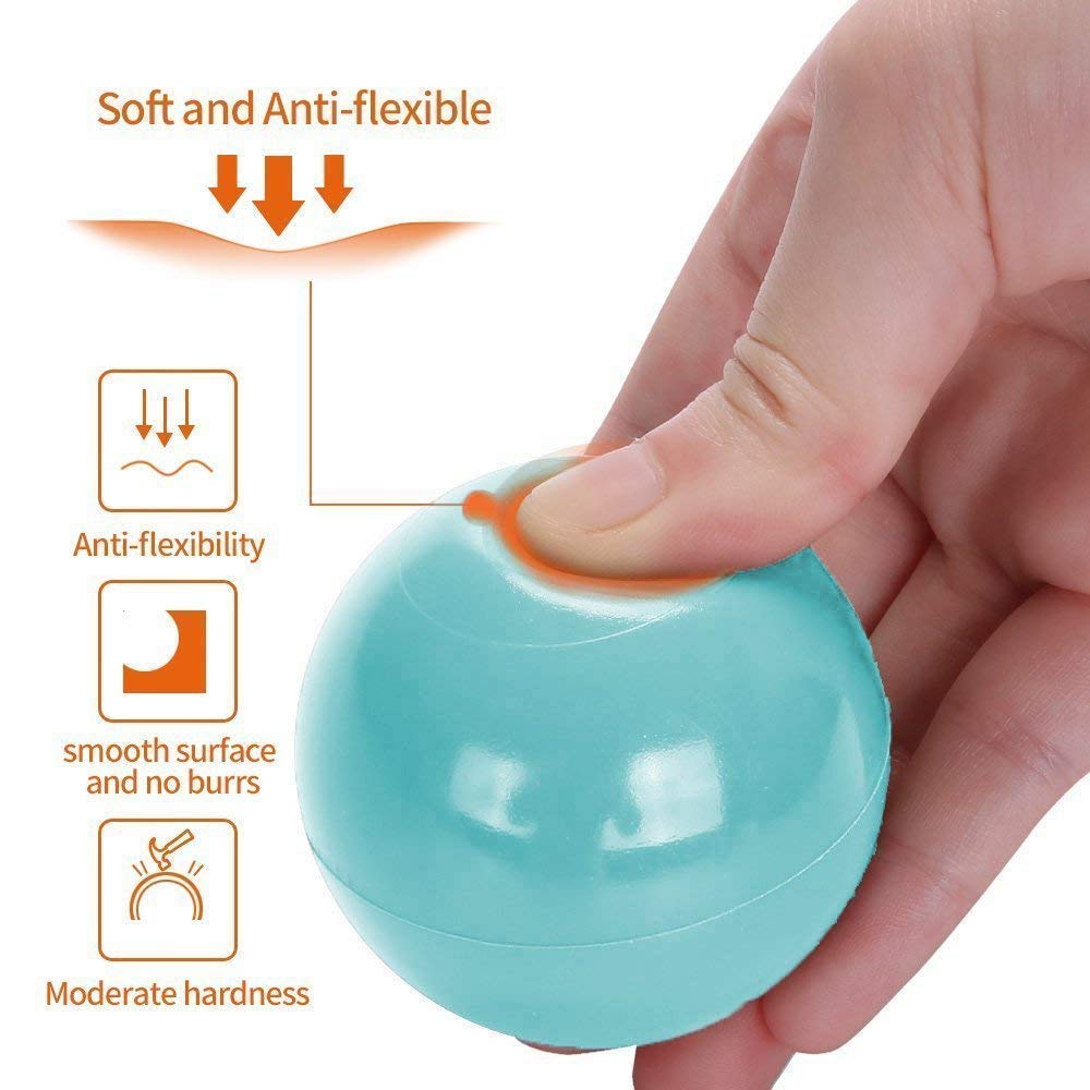 Wonder Space Soft Pit Balls – Pastel Mix, Crush-Proof, BPA-Free, No Smell (Pack of 100)