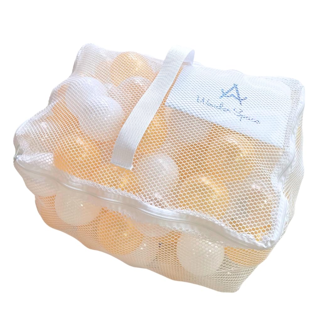 Wonder Space Soft Pit Balls – 100 Mixed Champagne, BPA-Free, Odorless, Crush-Proof Plastic