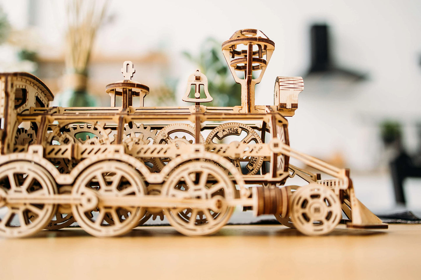 Wood Trick Wooden Train Set with Railway – 34x7″ | 3D Puzzle for Adults