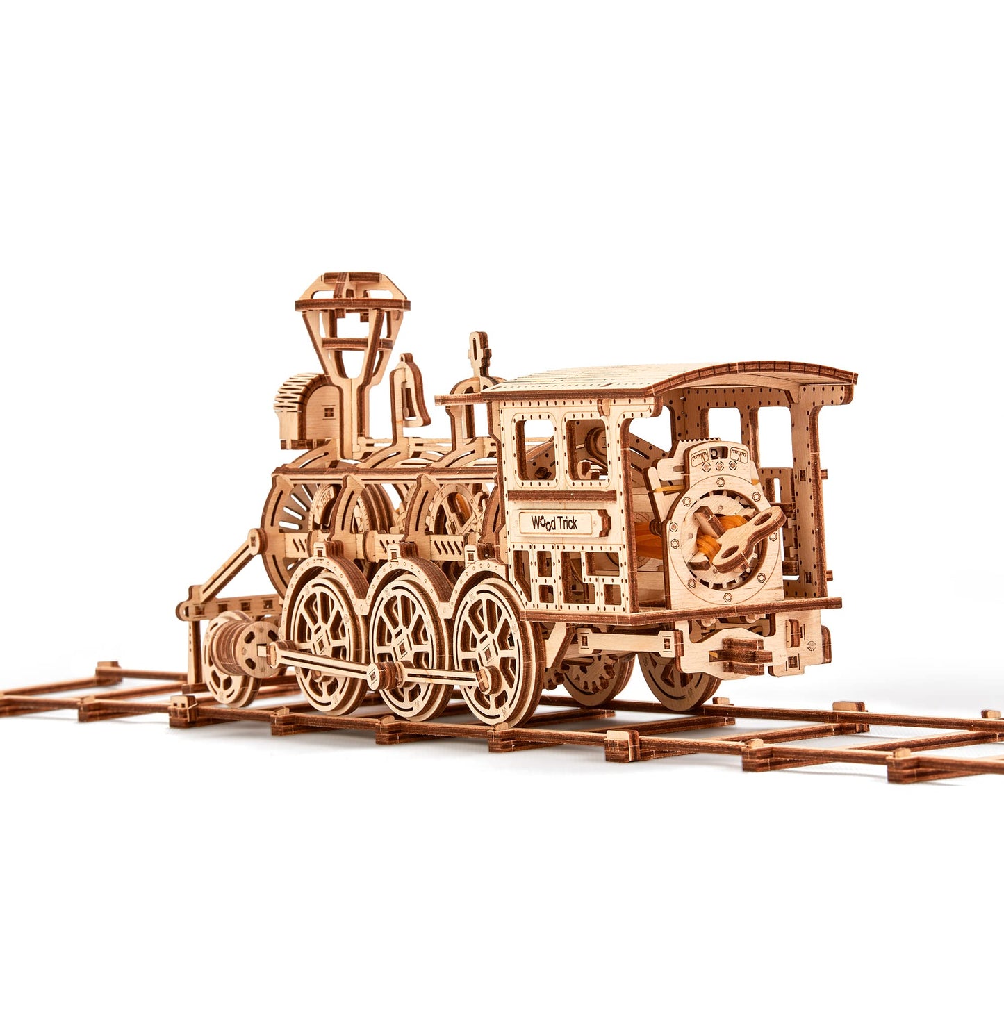 Wood Trick Wooden Train Set with Railway – 34x7″ | 3D Puzzle for Adults