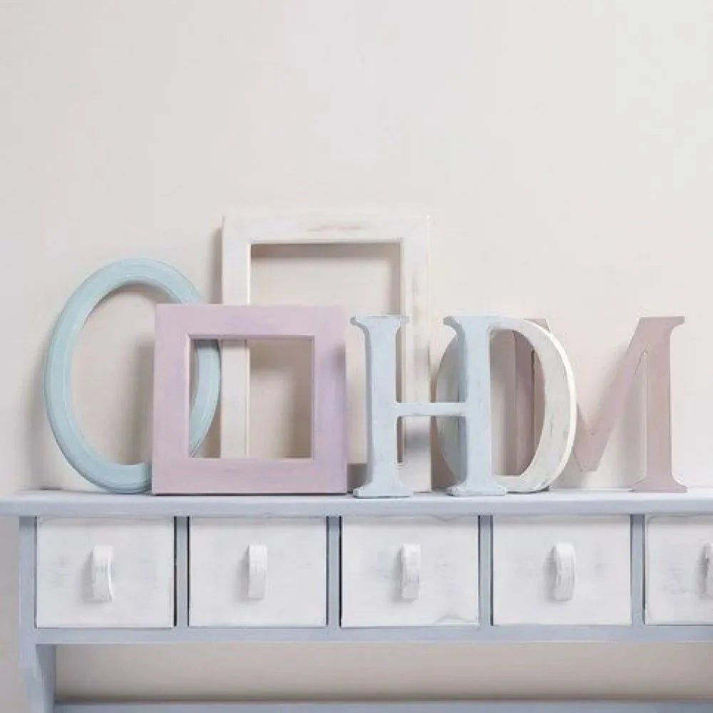 Wooden Letters Large 13cm MDF Capital Numbers & Symbols for Crafts Free Standing